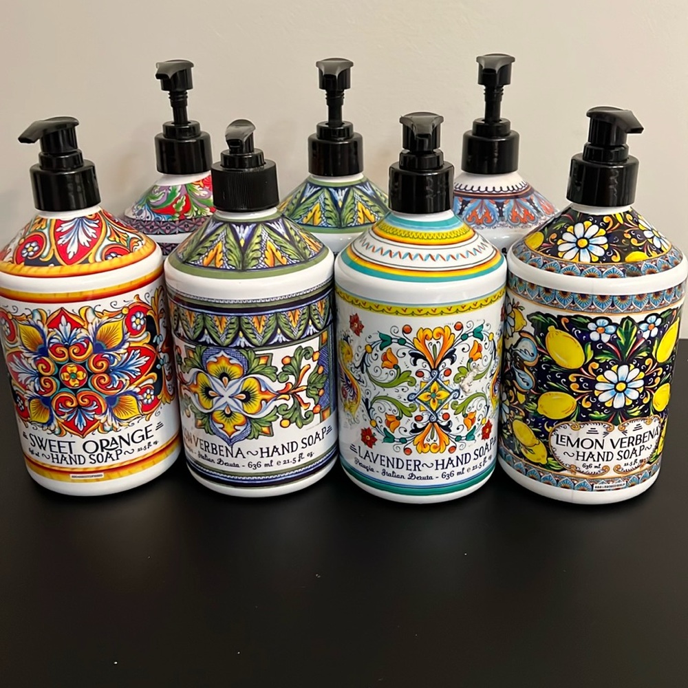 4 Hand Soaps & 3 containers